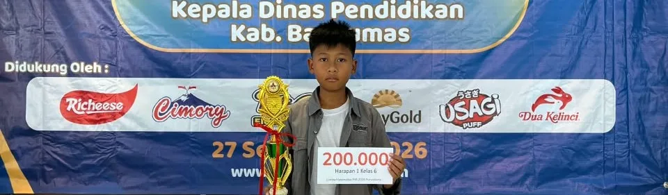 Juara Lomba matematika Tingkat Kabupaten